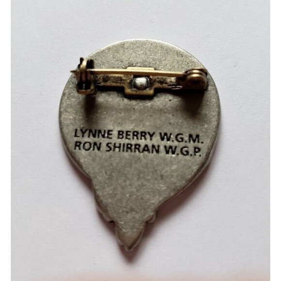 Berries & Blossoms 2003-2004 Silver Tone Metal Brooch Pin - Picture 2 of 2